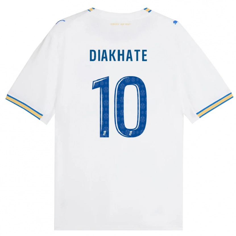 Danxen Dzieci Ndeye Awa Diakhaté #10 Niebieski Biały Domowa Koszulka 2026/27 Koszulki Klubowe