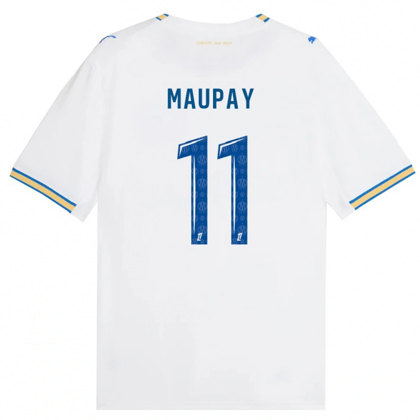 Danxen Dzieci Neal Maupay #11 Niebieski Biały Domowa Koszulka 2026/27 Koszulki Klubowe