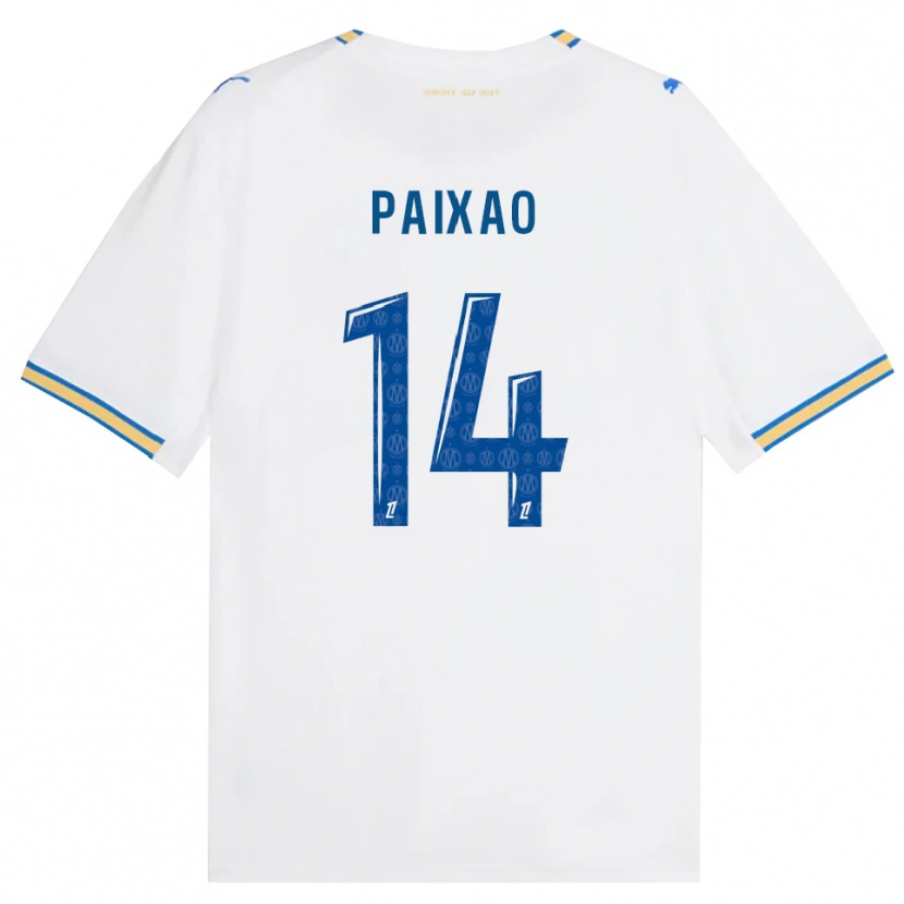 Danxen Dzieci Igor Paixão #14 Niebieski Biały Domowa Koszulka 2026/27 Koszulki Klubowe