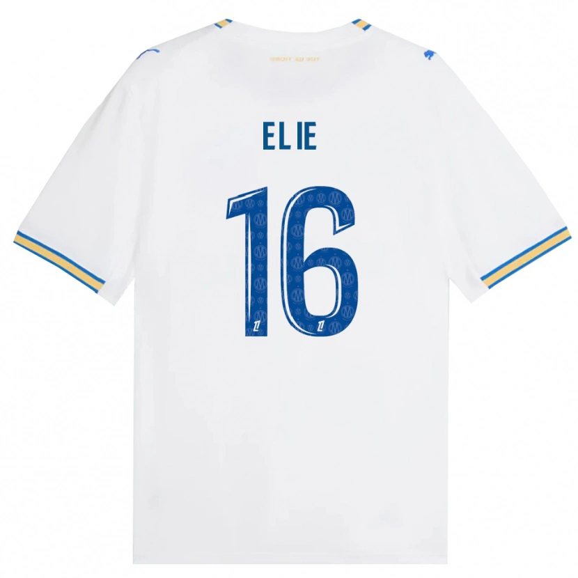 Danxen Dzieci Anaïs Elie #16 Niebieski Biały Domowa Koszulka 2026/27 Koszulki Klubowe