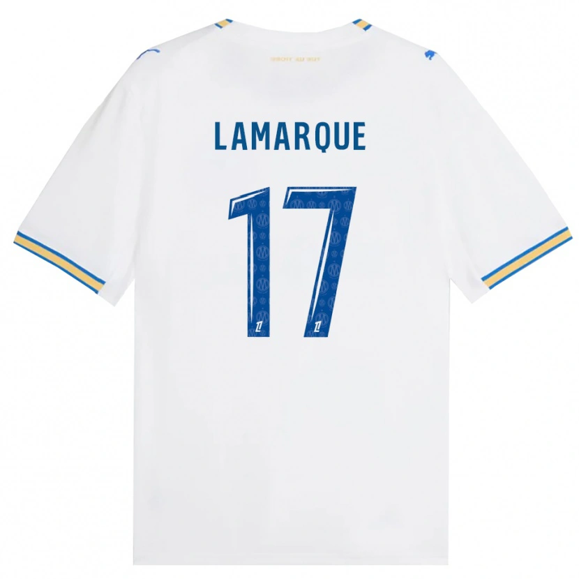 Danxen Dzieci Alais Lamarque #17 Niebieski Biały Domowa Koszulka 2026/27 Koszulki Klubowe