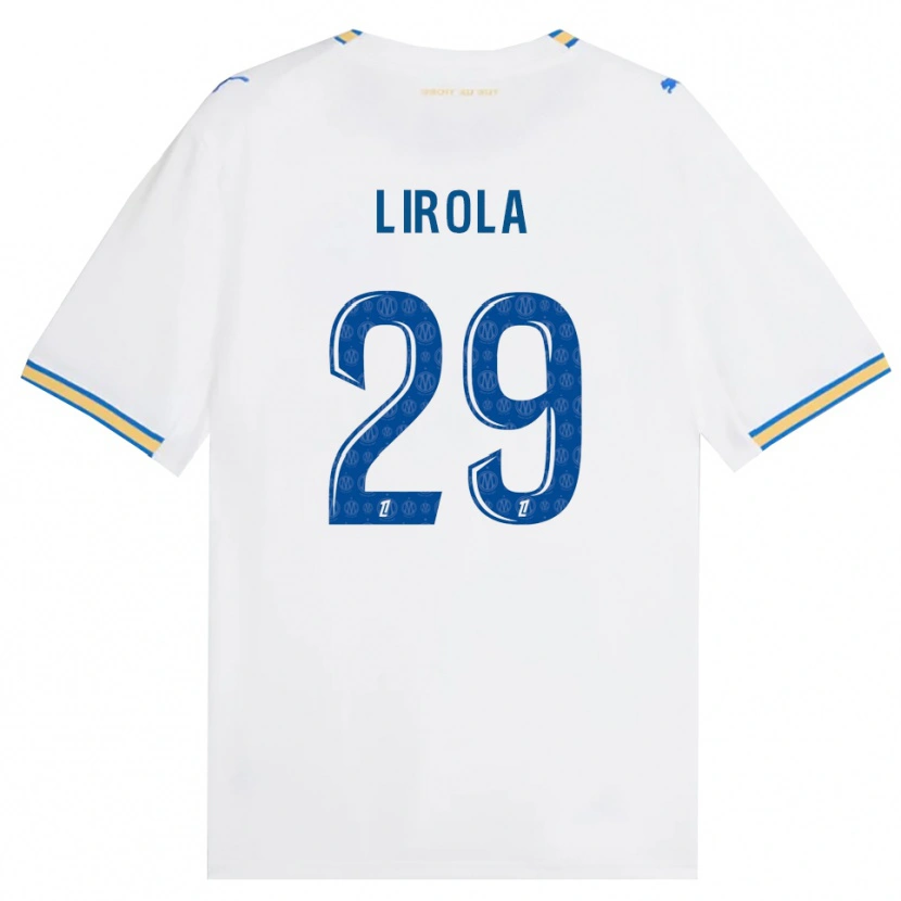 Danxen Dzieci Pol Lirola #29 Niebieski Biały Domowa Koszulka 2026/27 Koszulki Klubowe