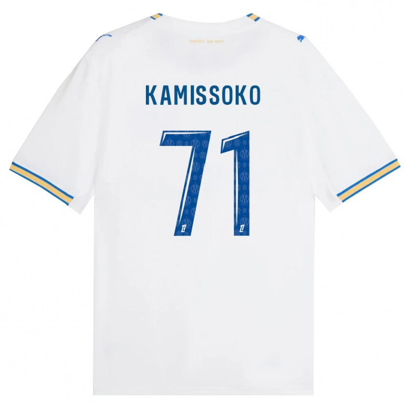 Danxen Dzieci Nouhoum Kamissoko #71 Niebieski Biały Domowa Koszulka 2026/27 Koszulki Klubowe
