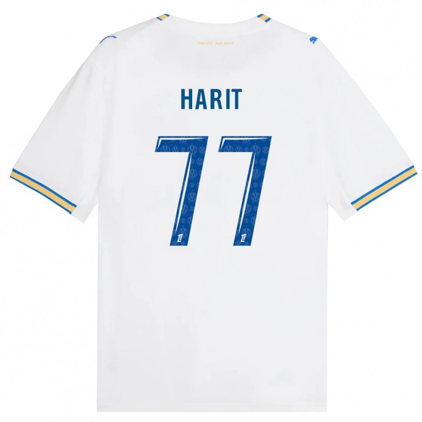 Danxen Dzieci Amine Harit #77 Niebieski Biały Domowa Koszulka 2026/27 Koszulki Klubowe