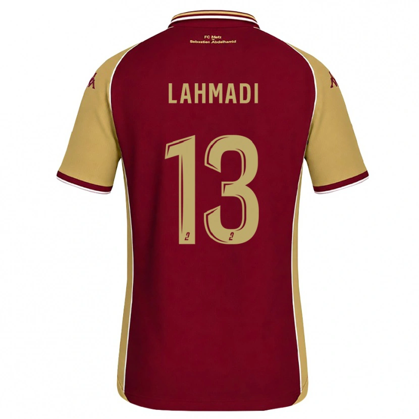 Danxen Dzieci Mehdi Lahmadi #13 Złoty Ciemnoczerwony Domowa Koszulka 2026/27 Koszulki Klubowe