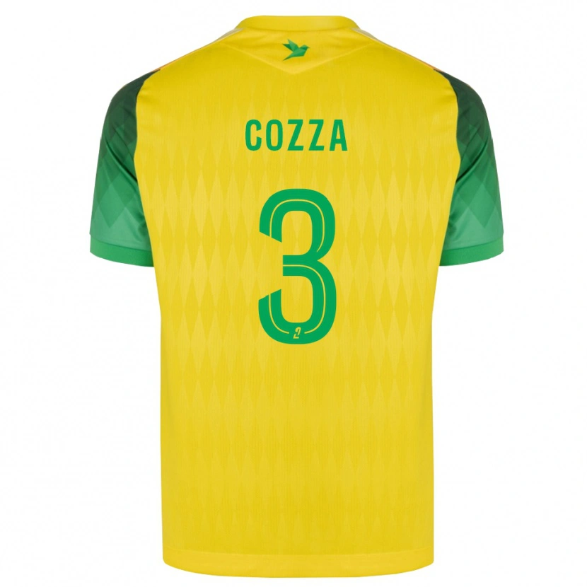 Danxen Dzieci Nicolas Cozza #3 Żółty Zielony Czerwony Domowa Koszulka 2026/27 Koszulki Klubowe