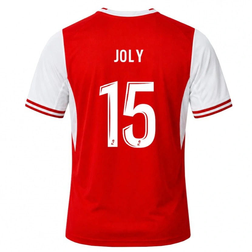 Danxen Dzieci Lou-Ann Joly #15 Czerwony Biały Domowa Koszulka 2026/27 Koszulki Klubowe