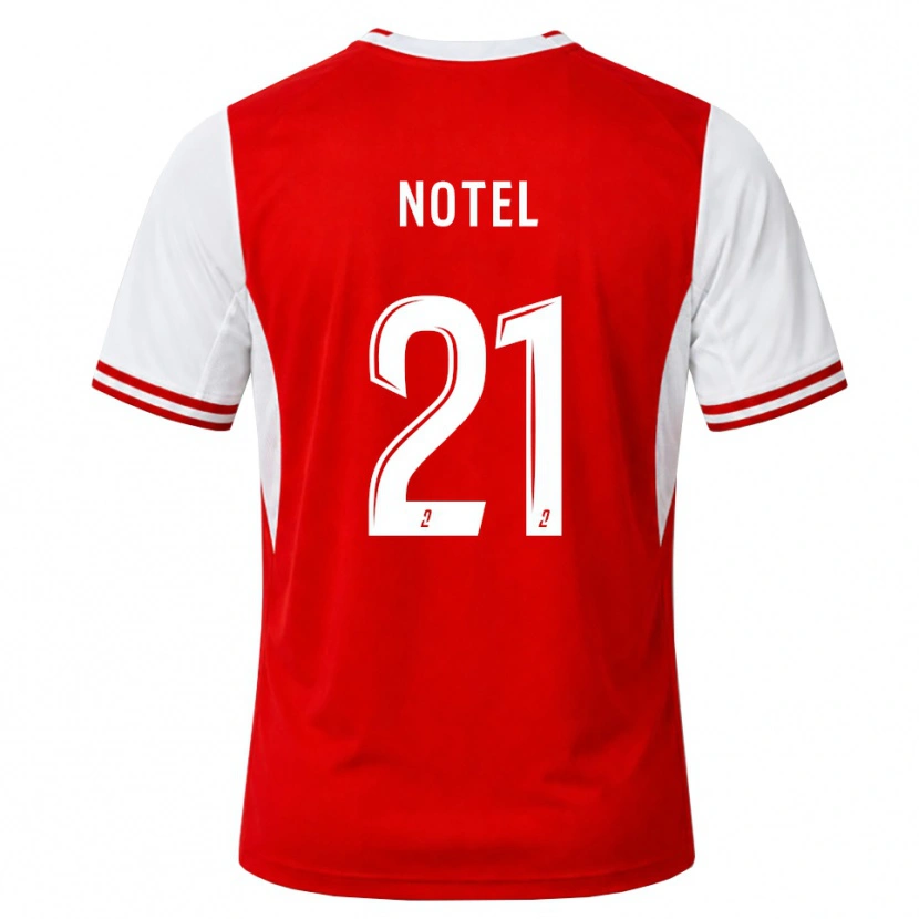 Danxen Dzieci Lea Notel #21 Czerwony Biały Domowa Koszulka 2026/27 Koszulki Klubowe