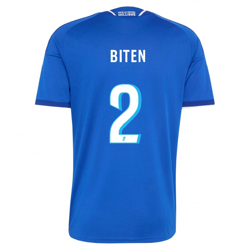 Danxen Dzieci Clancy Valère Biten #2 Królewski Niebieski Biały Domowa Koszulka 2026/27 Koszulki Klubowe