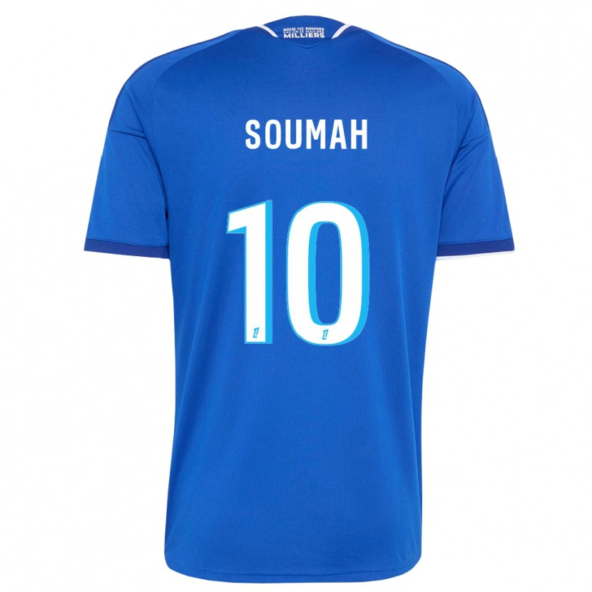 Danxen Dzieci Mohamed Soumah #10 Królewski Niebieski Biały Domowa Koszulka 2026/27 Koszulki Klubowe