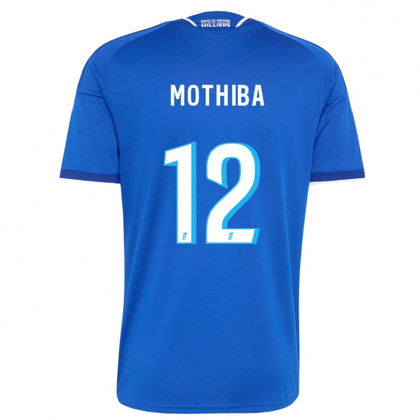 Danxen Dzieci Lebo Mothiba #12 Królewski Niebieski Biały Domowa Koszulka 2026/27 Koszulki Klubowe
