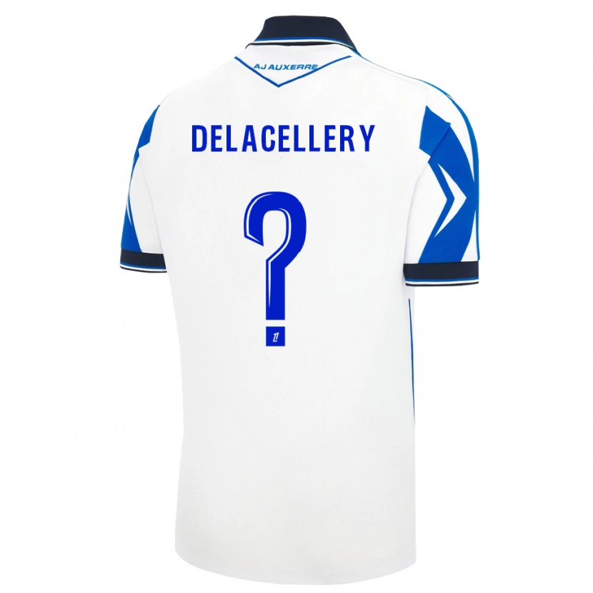Danxen Dzieci Coralie Delacellery #0 Czarny Biały Niebieski Domowa Koszulka 2026/27 Koszulki Klubowe