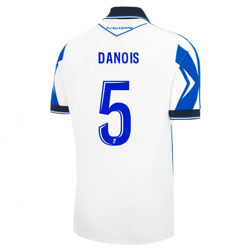 Danxen Dzieci Kévin Danois #5 Czarny Biały Niebieski Domowa Koszulka 2026/27 Koszulki Klubowe