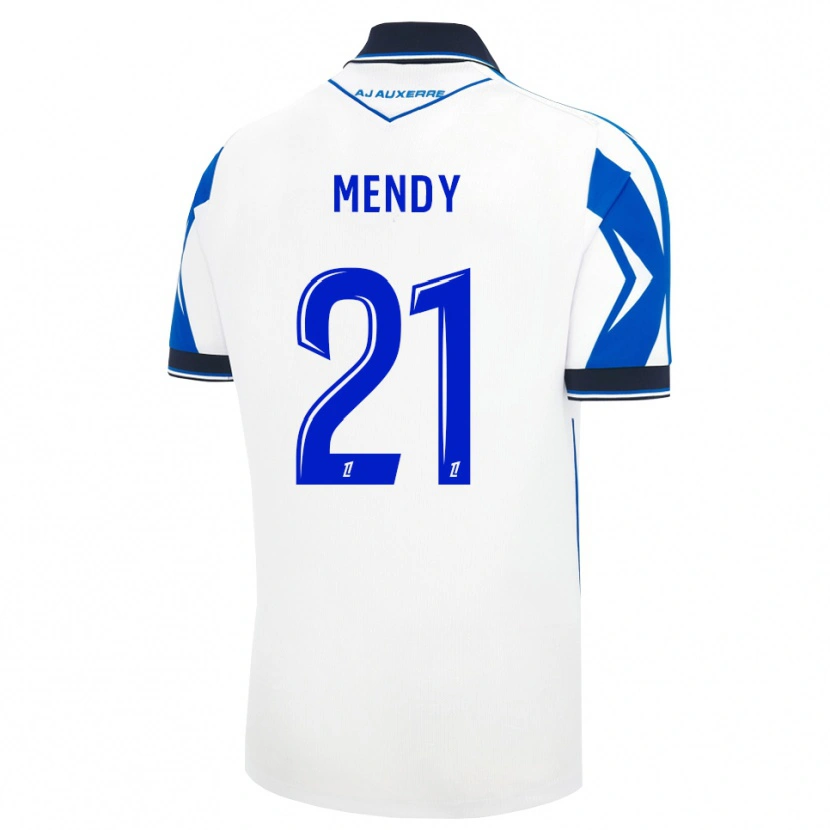 Danxen Dzieci Tony Mendy #21 Czarny Biały Niebieski Domowa Koszulka 2026/27 Koszulki Klubowe