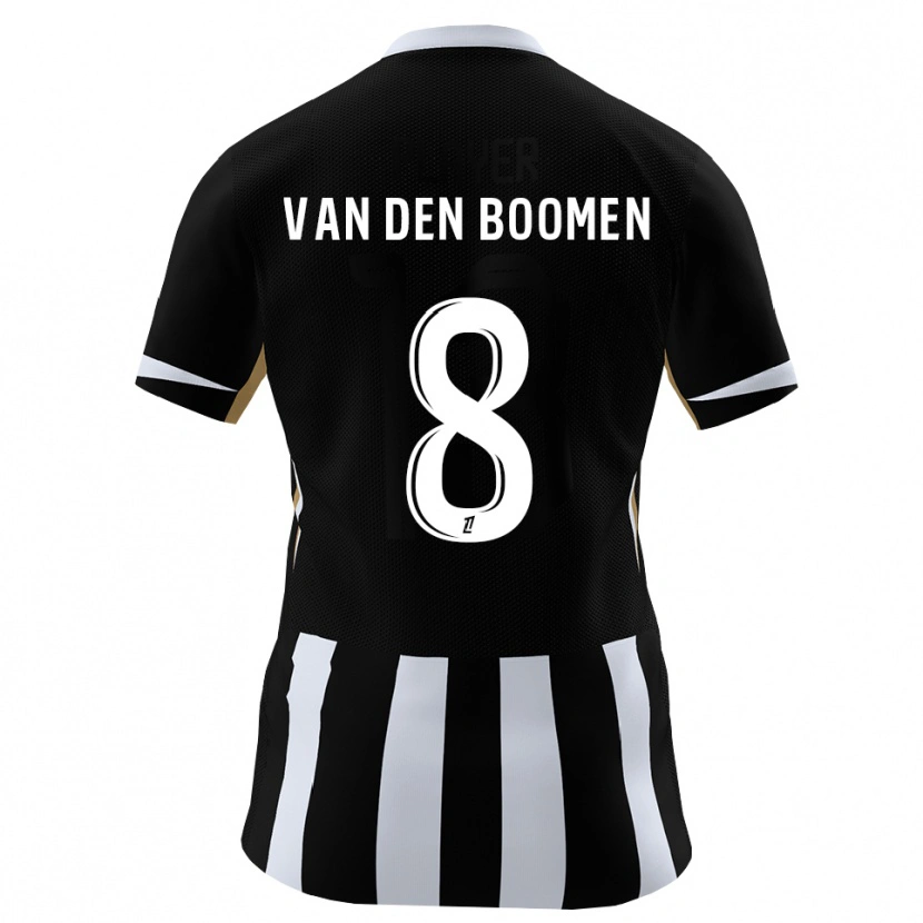 Danxen Dzieci Branco Van Den Boomen #8 Czarny Niebieski Domowa Koszulka 2026/27 Koszulki Klubowe