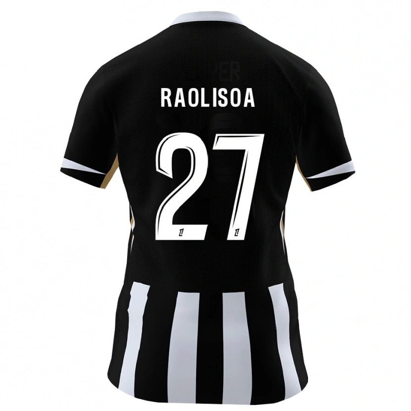 Danxen Dzieci Lilian Raolisoa #27 Czarny Niebieski Domowa Koszulka 2026/27 Koszulki Klubowe