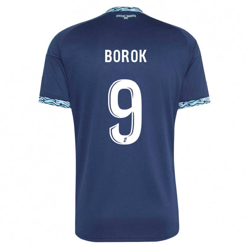 Danxen Dzieci Rudy Borok #9 Stalowoniebieski Biały Domowa Koszulka 2026/27 Koszulki Klubowe