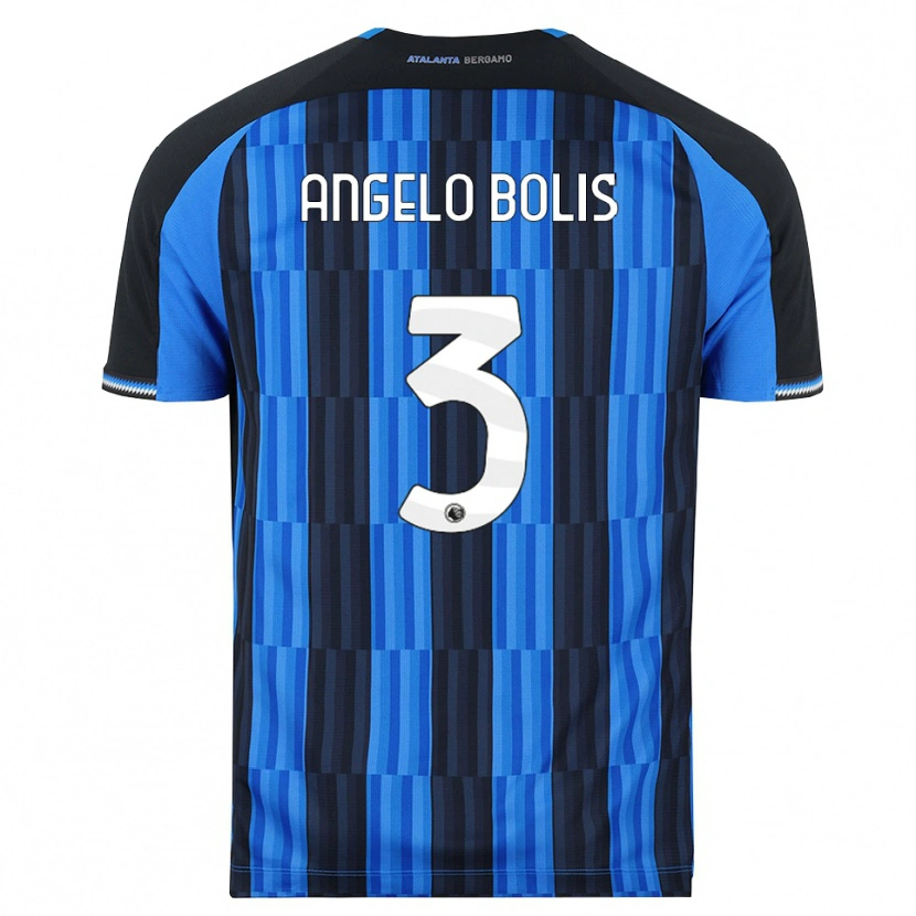 Danxen Dzieci Tommaso Angelo Bolis #3 Niebieski Czarny Czerwony Domowa Koszulka 2026/27 Koszulki Klubowe