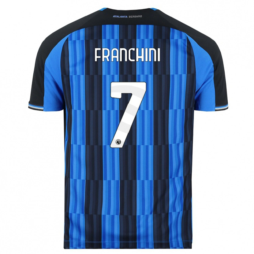 Danxen Dzieci Alessandro Franchini #7 Niebieski Czarny Czerwony Domowa Koszulka 2026/27 Koszulki Klubowe