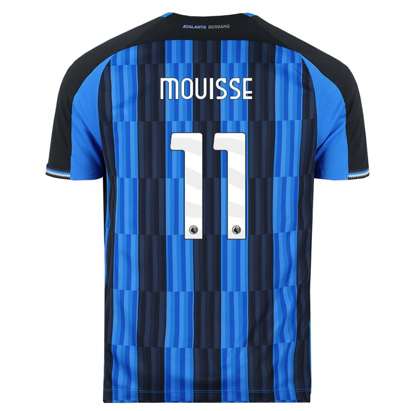 Danxen Dzieci Giuseppe Mouisse #11 Niebieski Czarny Czerwony Domowa Koszulka 2026/27 Koszulki Klubowe