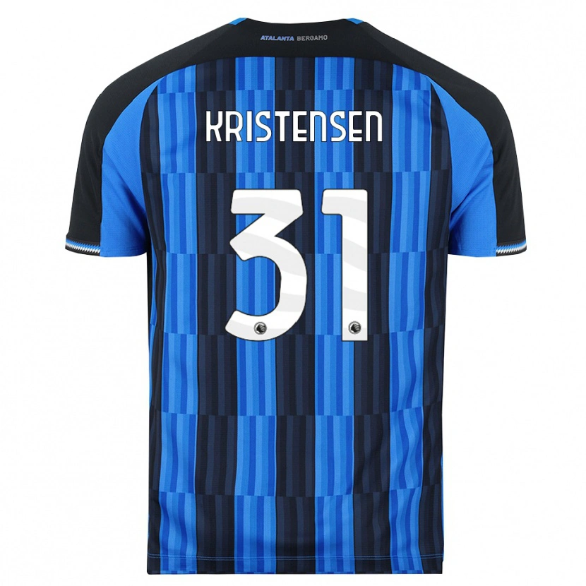 Danxen Dzieci Thomas Kristensen #31 Niebieski Czarny Czerwony Domowa Koszulka 2026/27 Koszulki Klubowe