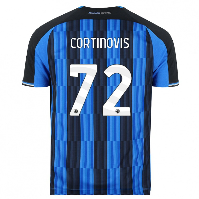 Danxen Dzieci Alessandro Cortinovis #72 Niebieski Czarny Czerwony Domowa Koszulka 2026/27 Koszulki Klubowe