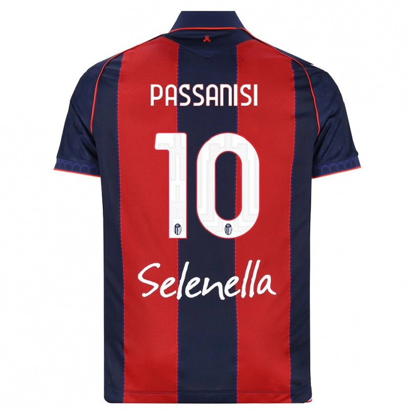 Danxen Dzieci Fernando Passanisi #10 Królewski Niebieski Czerwony Biały Domowa Koszulka 2026/27 Koszulki Klubowe