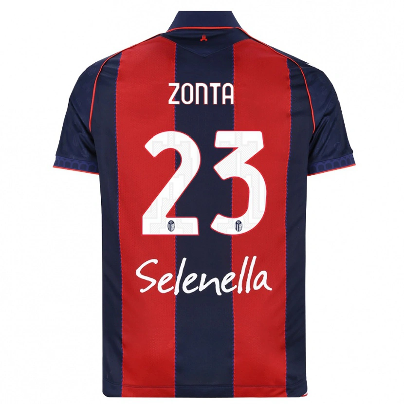 Danxen Dzieci Alessandro Zonta #23 Królewski Niebieski Czerwony Biały Domowa Koszulka 2026/27 Koszulki Klubowe