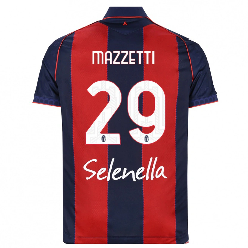 Danxen Dzieci Gabriele Mazzetti #29 Królewski Niebieski Czerwony Biały Domowa Koszulka 2026/27 Koszulki Klubowe