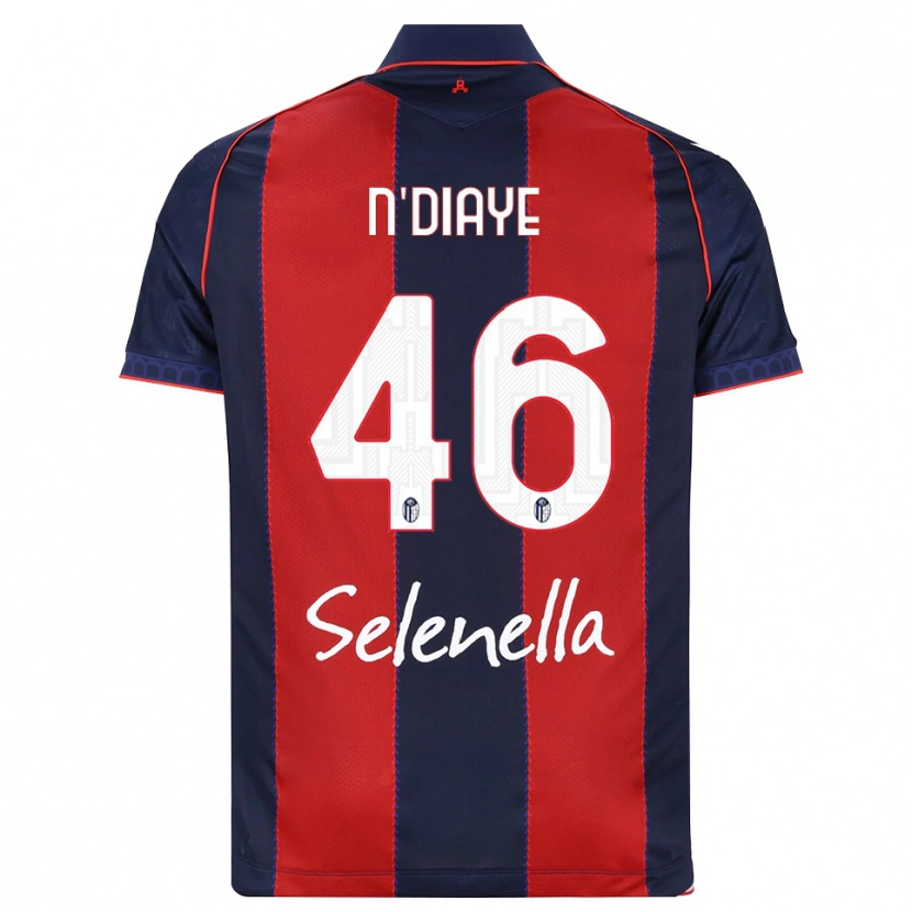Danxen Dzieci Antoine N'diaye #46 Królewski Niebieski Czerwony Biały Domowa Koszulka 2026/27 Koszulki Klubowe