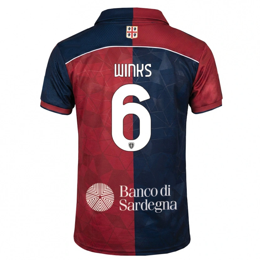 Danxen Dzieci Harry Winks #6 Bordowy Królewski Niebieski Domowa Koszulka 2026/27 Koszulki Klubowe