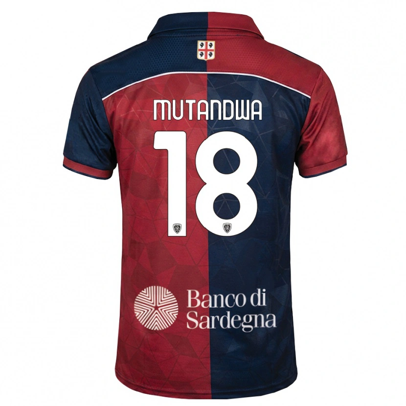 Danxen Dzieci Kingstone Mutandwa #18 Bordowy Królewski Niebieski Domowa Koszulka 2026/27 Koszulki Klubowe