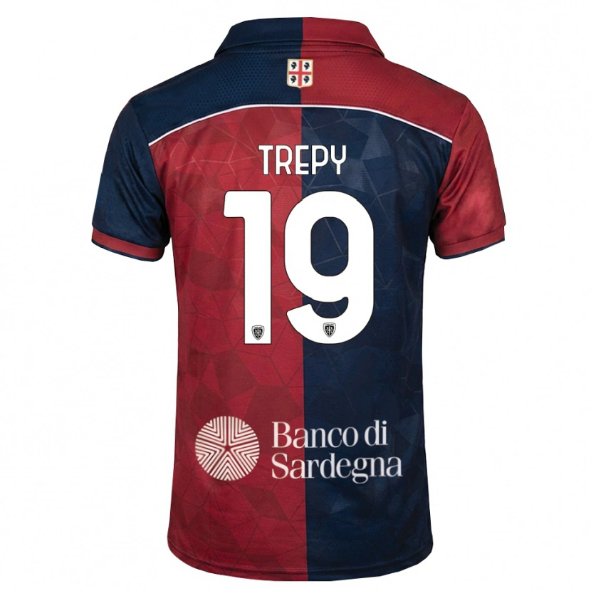 Danxen Dzieci Yael Trepy #19 Bordowy Królewski Niebieski Domowa Koszulka 2026/27 Koszulki Klubowe