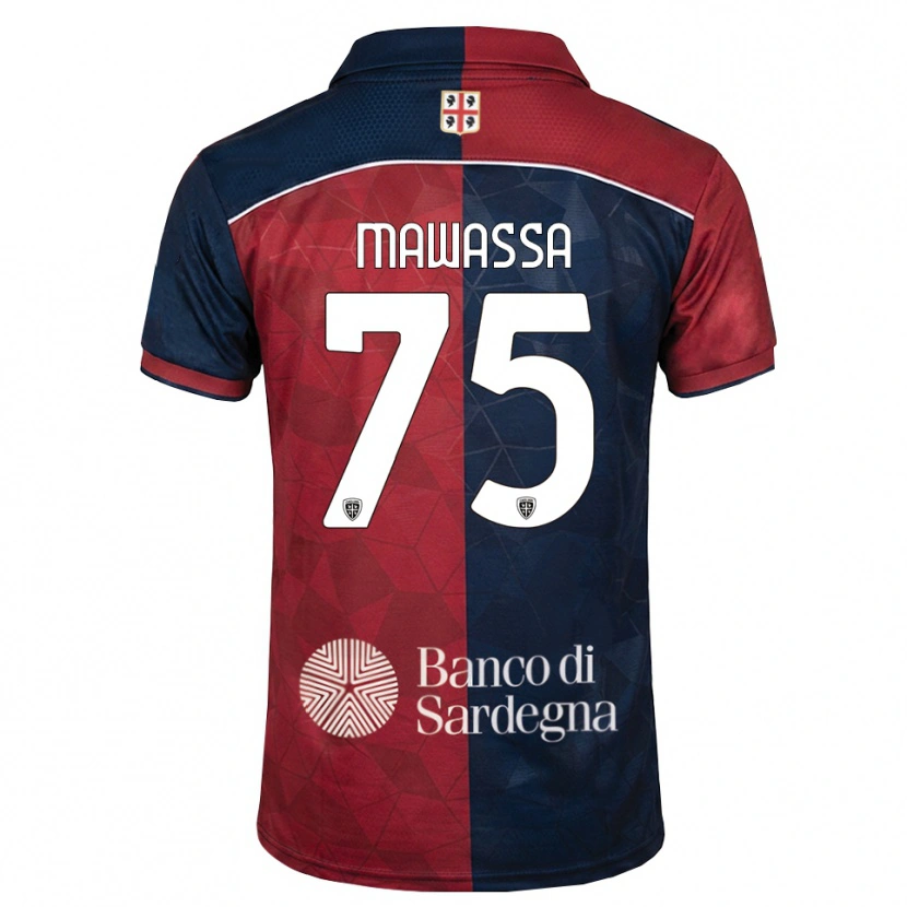 Danxen Dzieci Enoch Mawassa #75 Bordowy Królewski Niebieski Domowa Koszulka 2026/27 Koszulki Klubowe