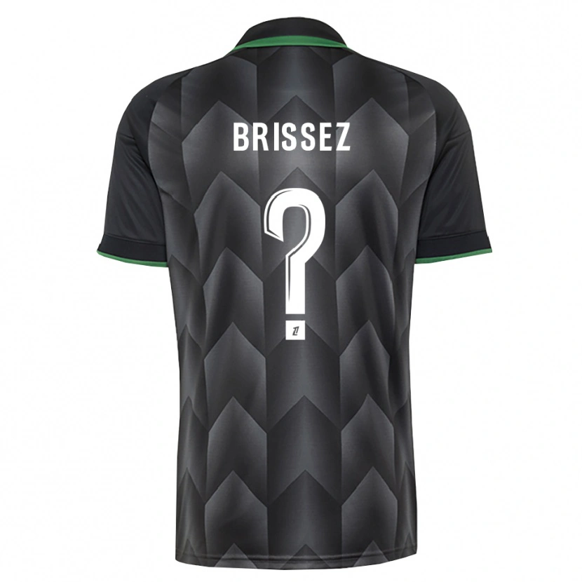 Danxen Dzieci Baptiste Brissez #0 Biały Czarny Zielony Wyjazdowa Koszulka 2026/27 Koszulki Klubowe