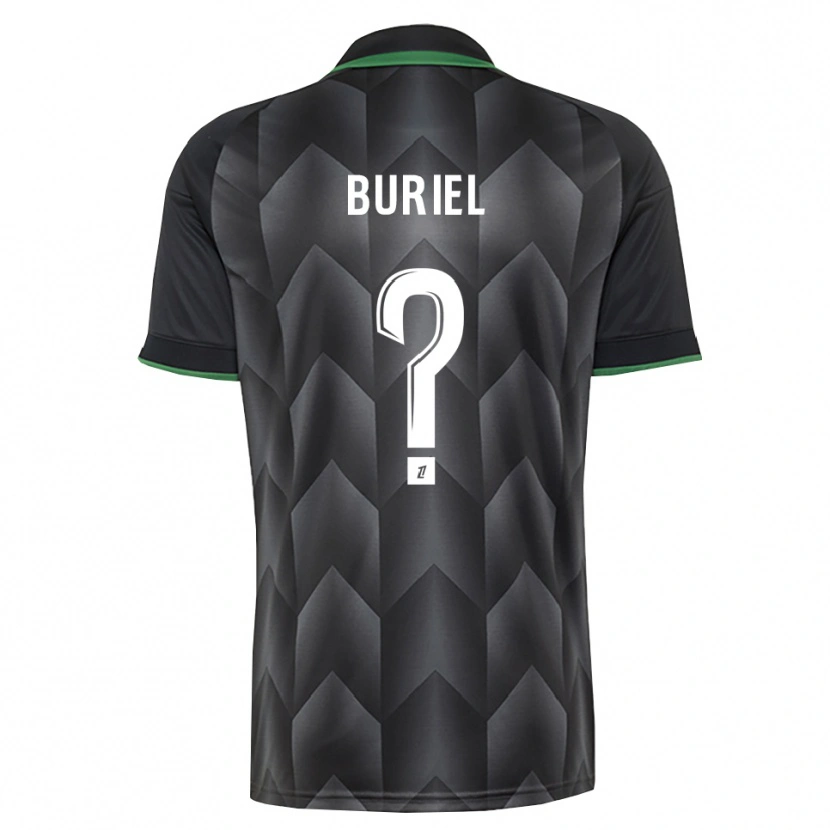 Danxen Dzieci Noah Buriel #0 Biały Czarny Zielony Wyjazdowa Koszulka 2026/27 Koszulki Klubowe