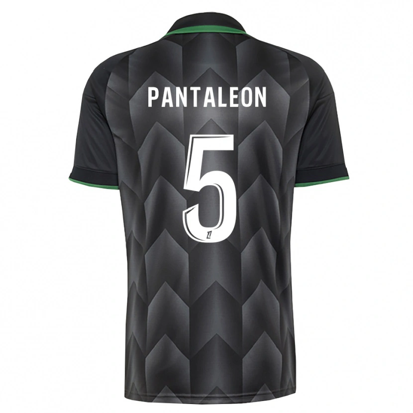 Danxen Dzieci Tom Pantaleon #5 Biały Czarny Zielony Wyjazdowa Koszulka 2026/27 Koszulki Klubowe