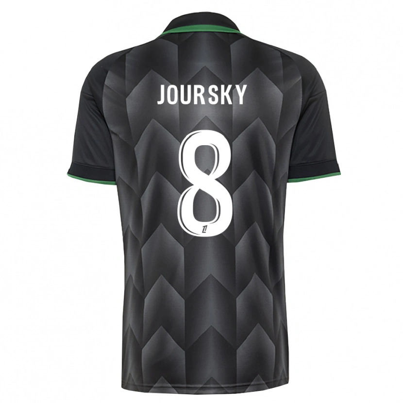 Danxen Dzieci Leopold Joursky #8 Biały Czarny Zielony Wyjazdowa Koszulka 2026/27 Koszulki Klubowe