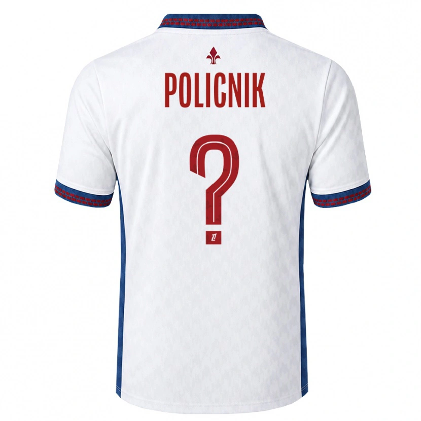 Danxen Dzieci Valéryane Policnik #0 Czerwony Biały Niebieski Wyjazdowa Koszulka 2026/27 Koszulki Klubowe