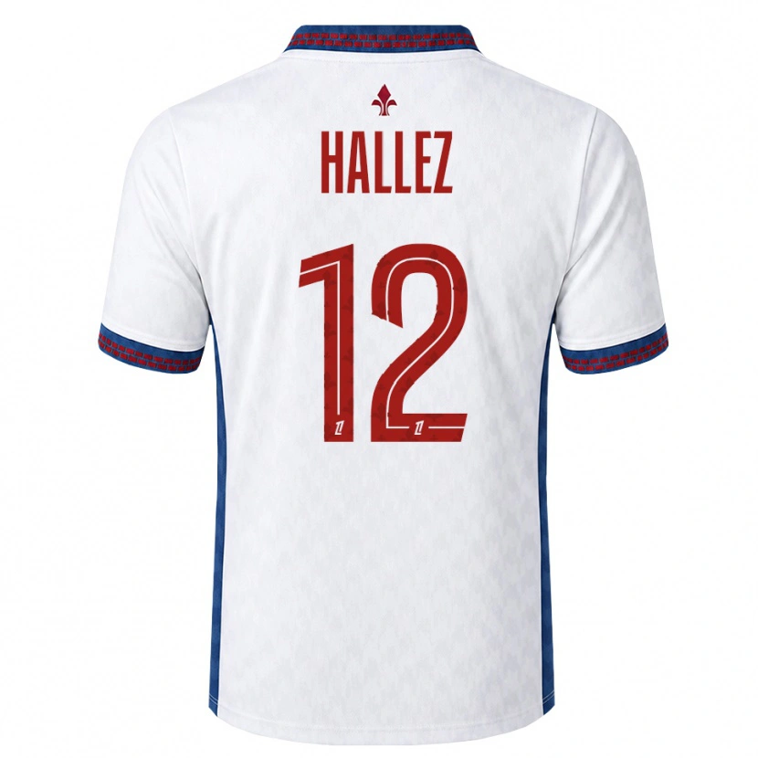 Danxen Dzieci Alexis Hallez #12 Czerwony Biały Niebieski Wyjazdowa Koszulka 2026/27 Koszulki Klubowe