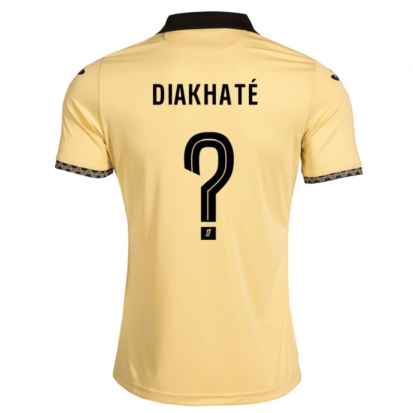 Danxen Dzieci Yanis Diakhaté #0 Navajowhite Czarny Wyjazdowa Koszulka 2026/27 Koszulki Klubowe