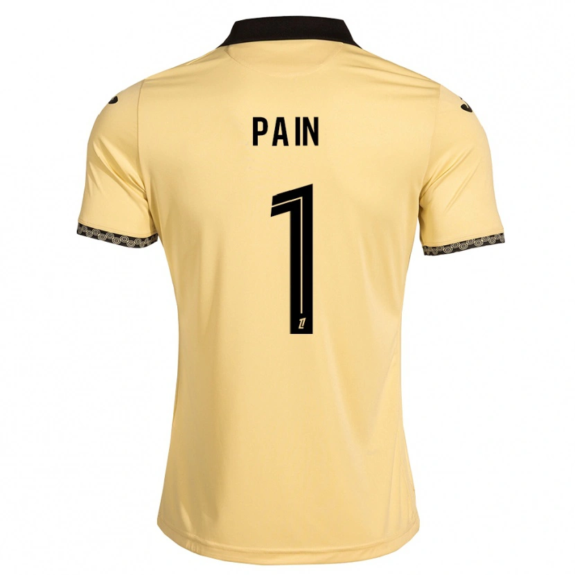 Danxen Dzieci Ilan Pain #1 Navajowhite Czarny Wyjazdowa Koszulka 2026/27 Koszulki Klubowe