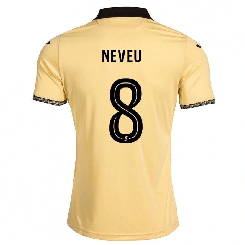 Danxen Dzieci Tom Neveu #8 Navajowhite Czarny Wyjazdowa Koszulka 2026/27 Koszulki Klubowe