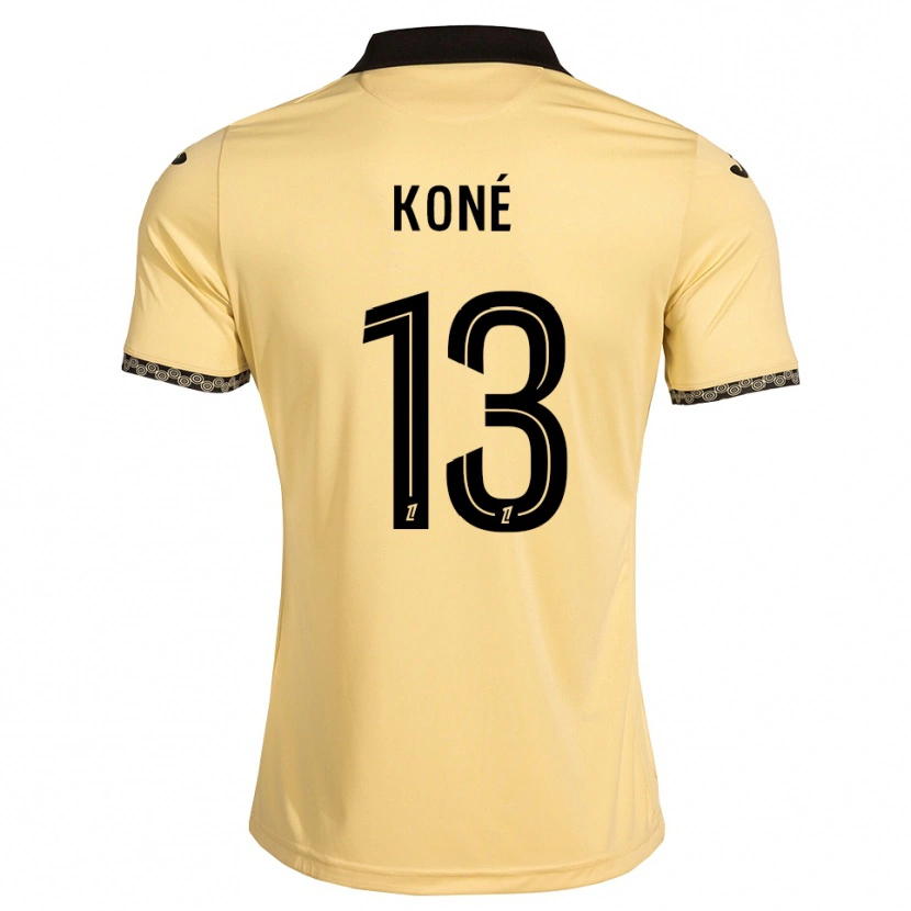 Danxen Dzieci Mamadou Koné #13 Navajowhite Czarny Wyjazdowa Koszulka 2026/27 Koszulki Klubowe