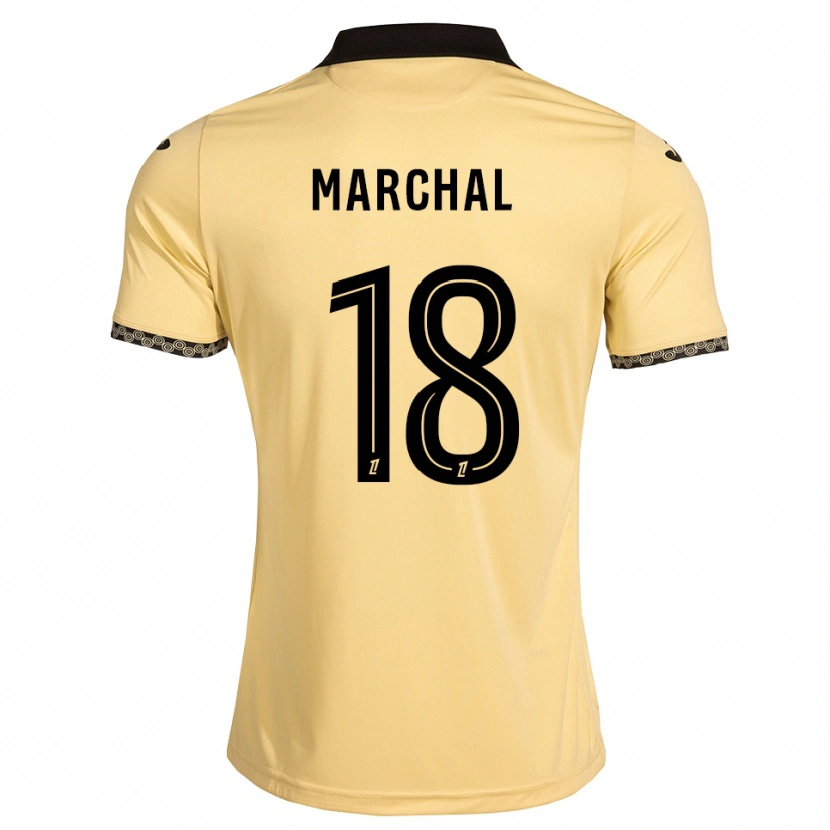Danxen Dzieci Noam Marchal #18 Navajowhite Czarny Wyjazdowa Koszulka 2026/27 Koszulki Klubowe