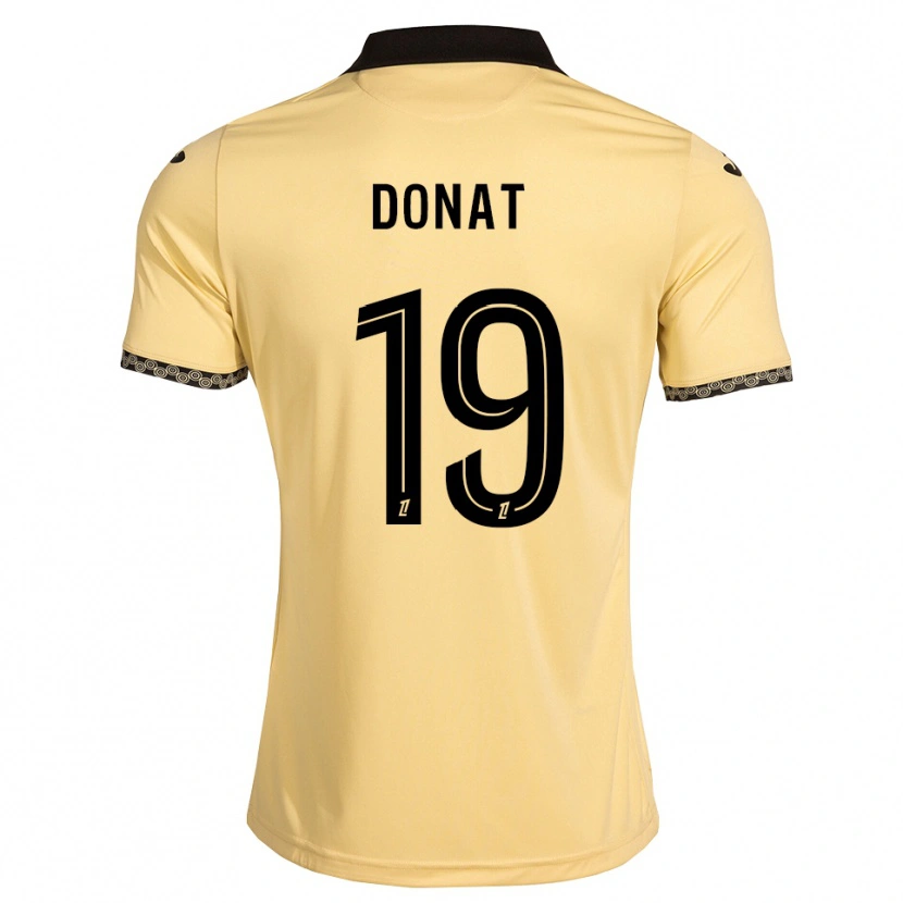 Danxen Dzieci Noa Donat #19 Navajowhite Czarny Wyjazdowa Koszulka 2026/27 Koszulki Klubowe