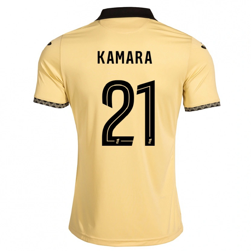 Danxen Dzieci Bingourou Kamara #21 Navajowhite Czarny Wyjazdowa Koszulka 2026/27 Koszulki Klubowe