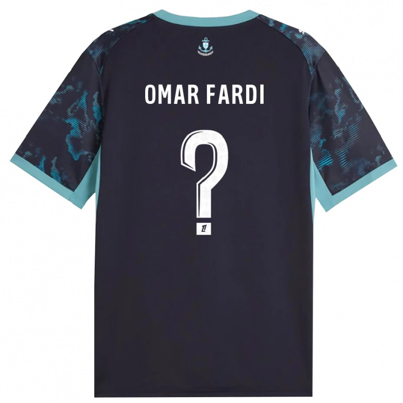 Danxen Dzieci El Omar Fardi #0 Blado Turkusowy Biały Czarny Wyjazdowa Koszulka 2026/27 Koszulki Klubowe