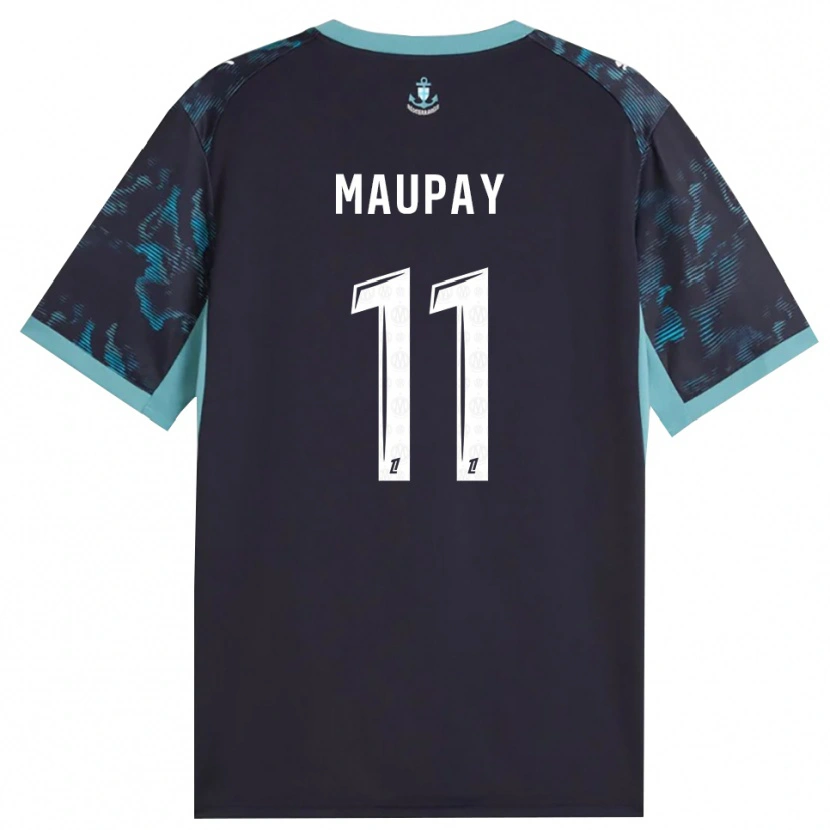 Danxen Dzieci Neal Maupay #11 Blado Turkusowy Biały Czarny Wyjazdowa Koszulka 2026/27 Koszulki Klubowe