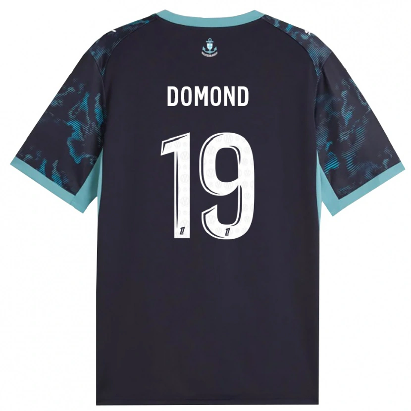 Danxen Dzieci Chelsea Domond #19 Blado Turkusowy Biały Czarny Wyjazdowa Koszulka 2026/27 Koszulki Klubowe